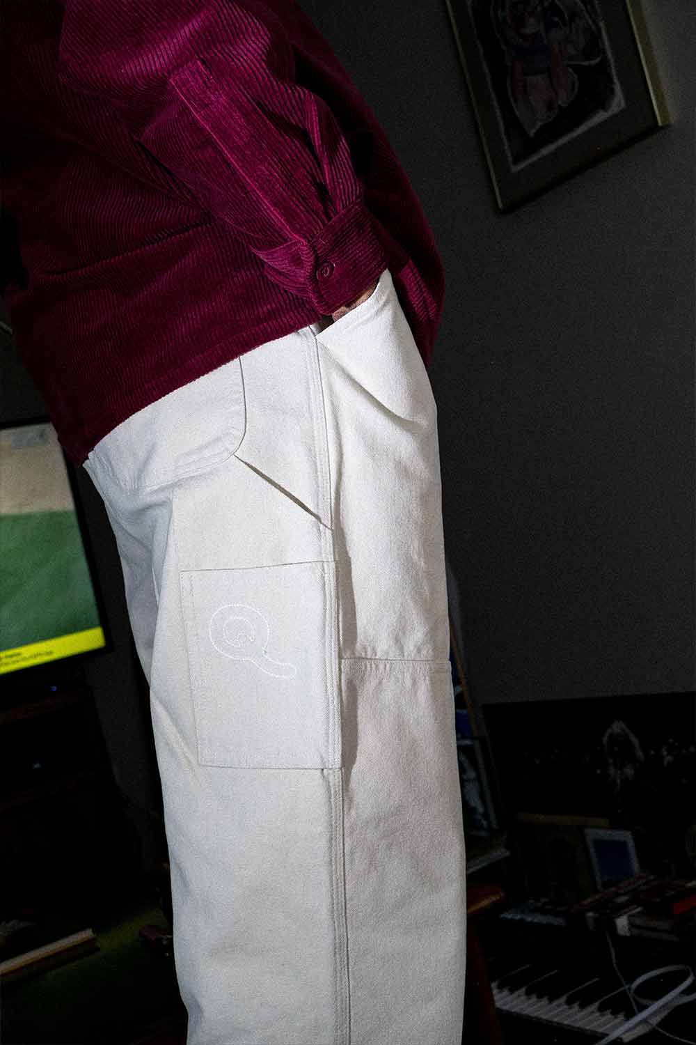 Quasi Utility Pant - White