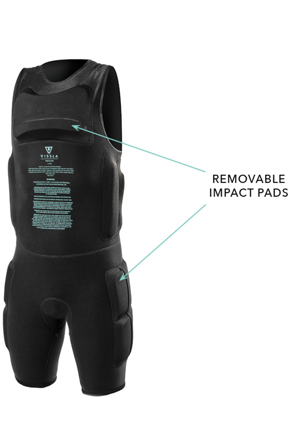 Vissla Wetsuits | Vissla Impact 1.5mm Short John - Black