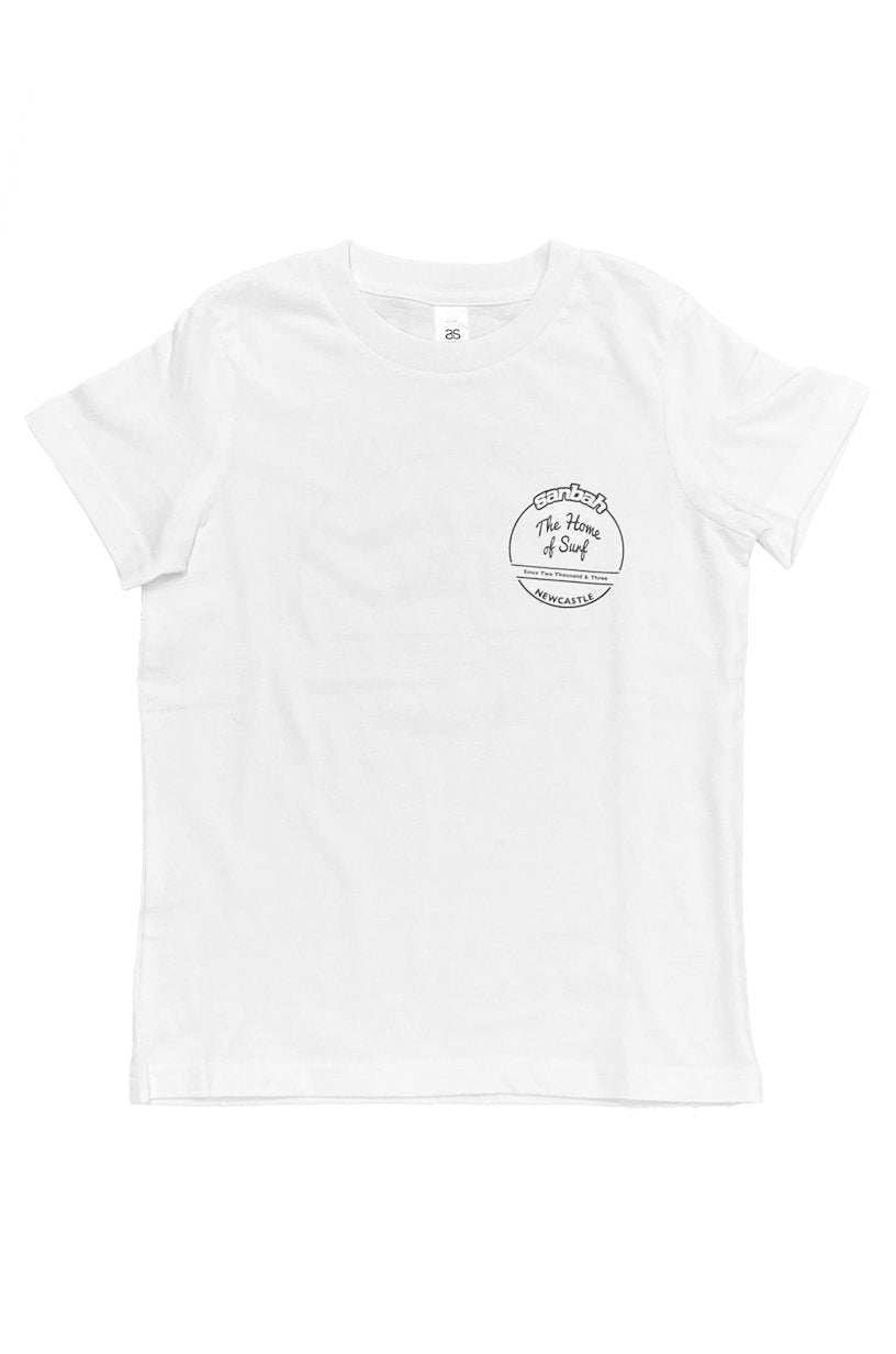 Sanbah Kids Home Of Surf T-Shirt White