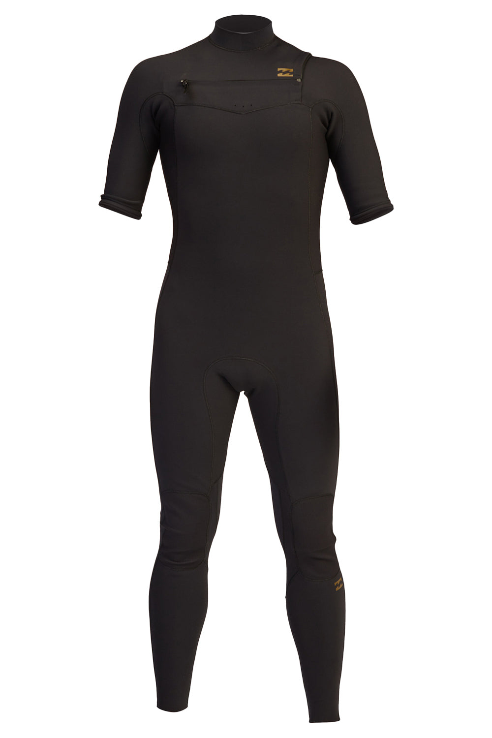 Billabong 2/2mm Revolution Chest Zip Steamer Wetsuit - Black Clay