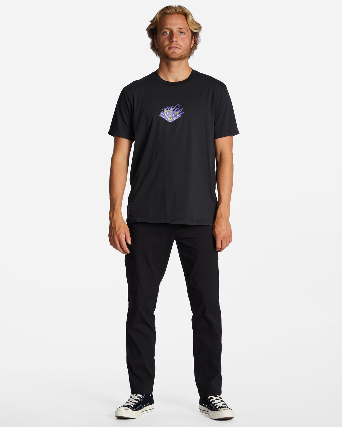 Billabong Mens Theme Diamond T-Shirt