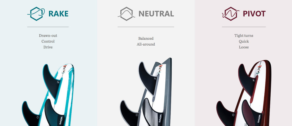 Futures Fins Legacy Series Pivot Thruster Fin Set