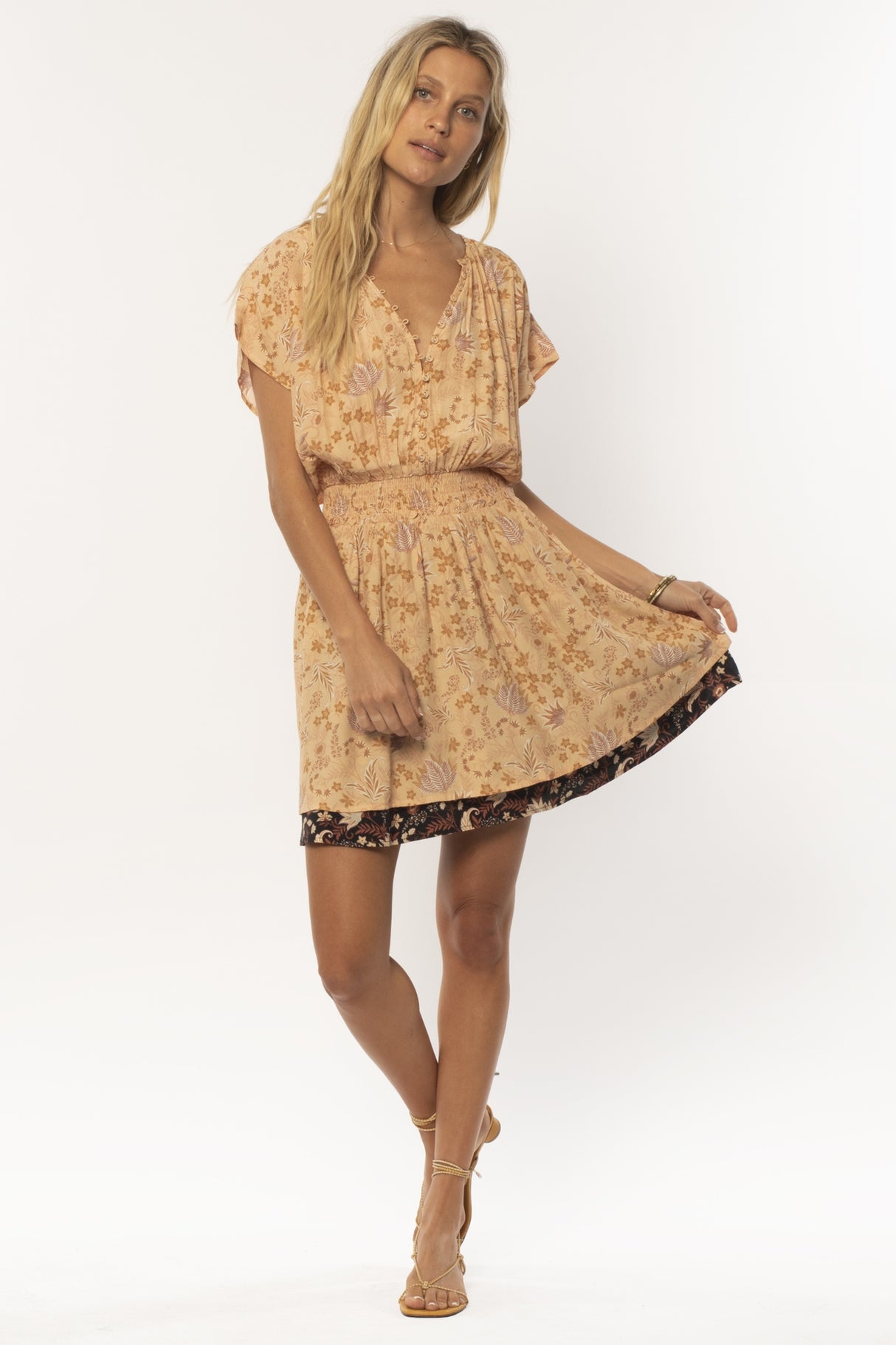 Amuse Society Womens In Bloom SS Woven Dress | Sanbah Australia