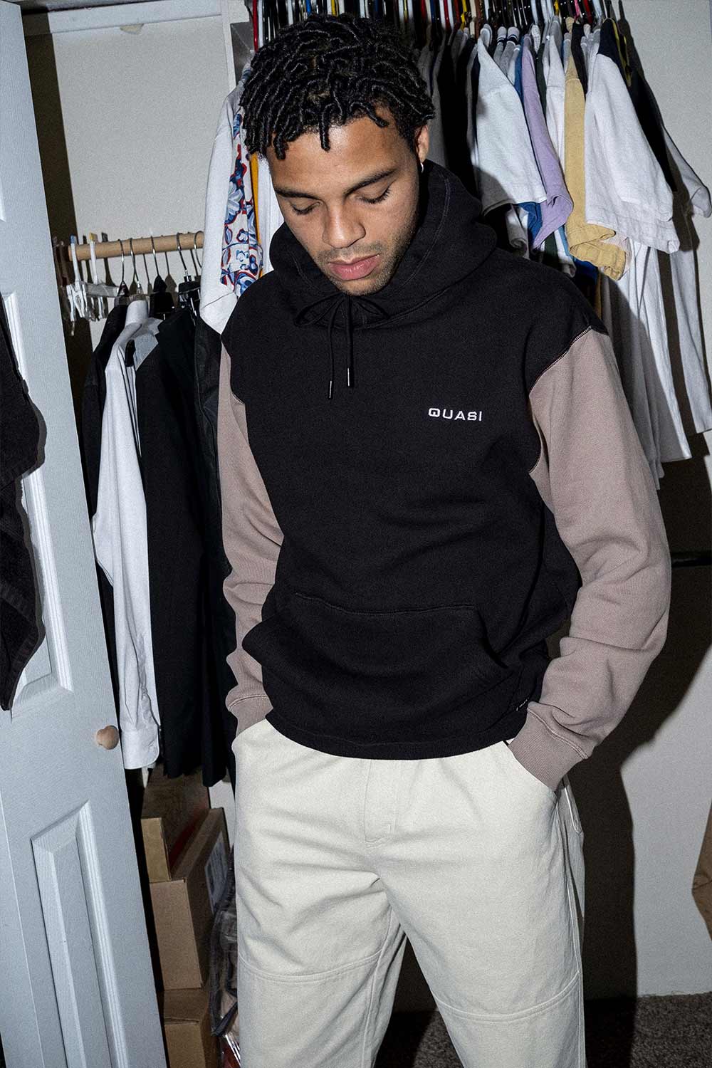 Quasi Skateboards | Quasi Blockhead Sweat Hoodie - Black