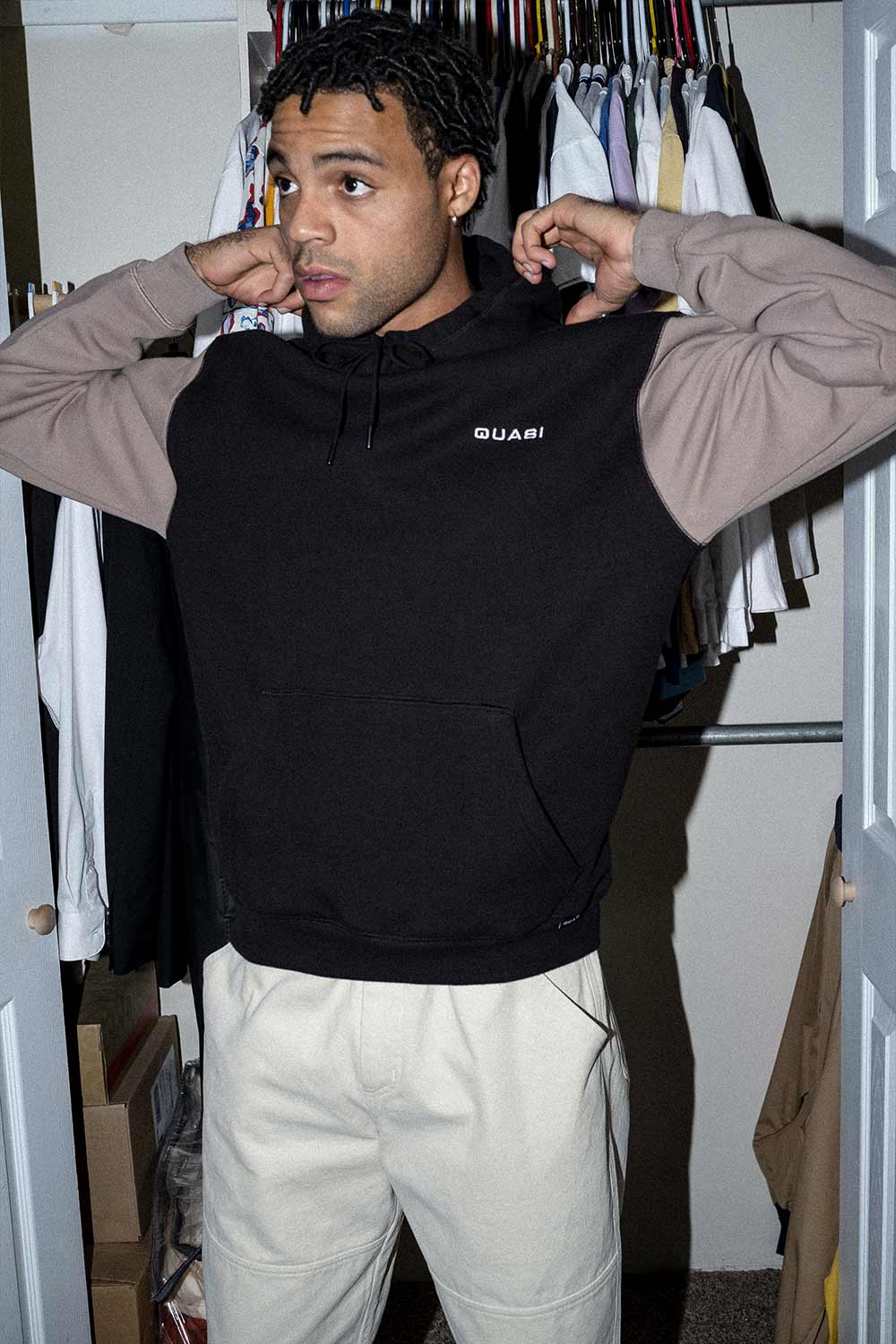 Quasi Skateboards | Quasi Blockhead Sweat Hoodie - Black