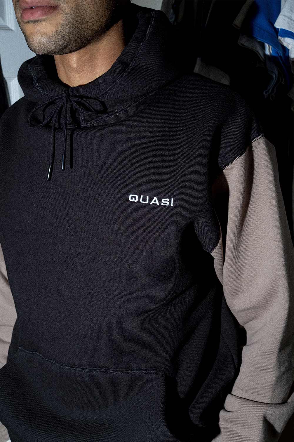 Quasi Skateboards | Quasi Blockhead Sweat Hoodie - Black