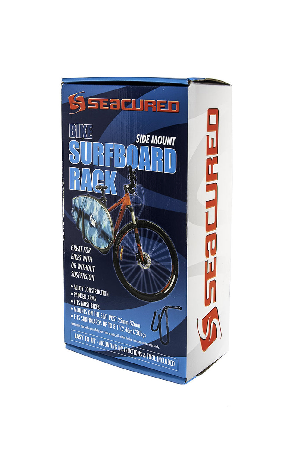 Seacured Bike Surfboard Side Rack