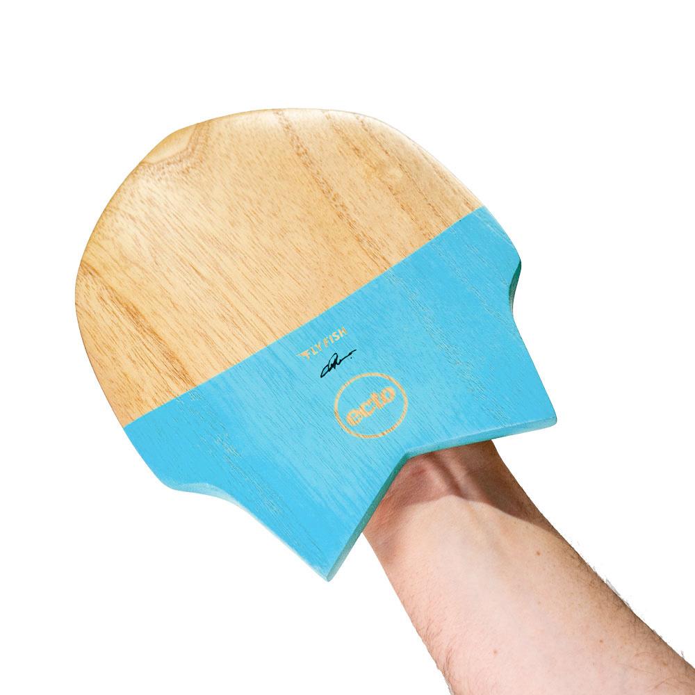 Ecto Bodysurfing Handplane - FLY Fish Wood 9"