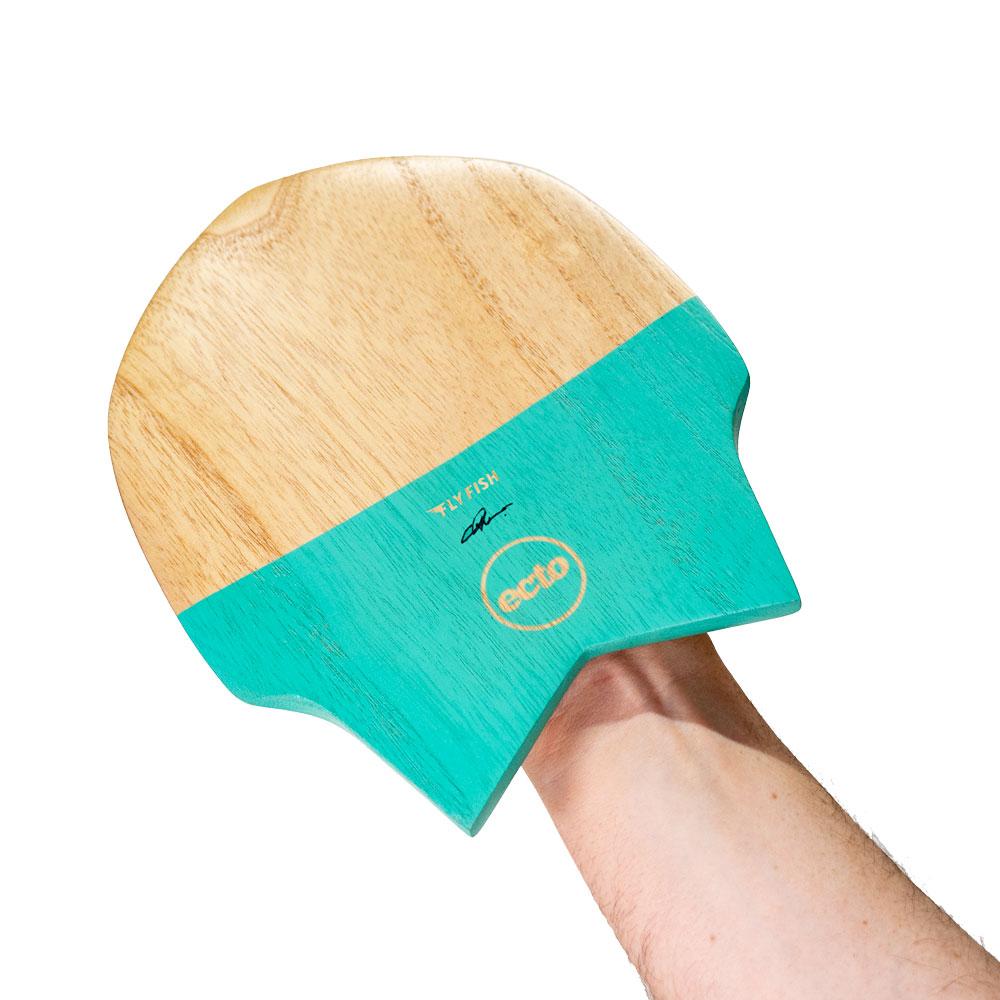 Ecto Bodysurfing Handplane - FLY Fish Wood 9"