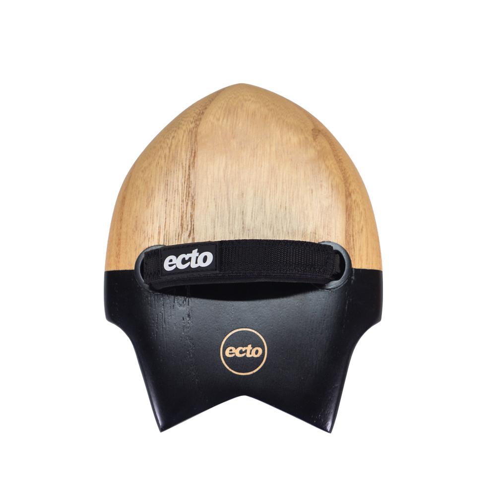 Ecto Bodysurfing Handplane - FLY Fish Wood 9"