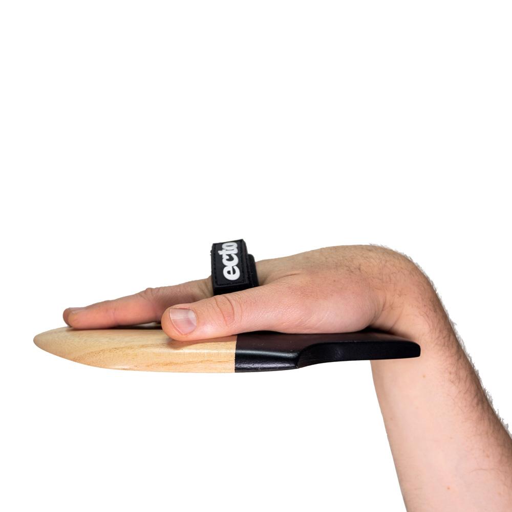 Ecto Bodysurfing Handplane - FLY Fish Wood 9"