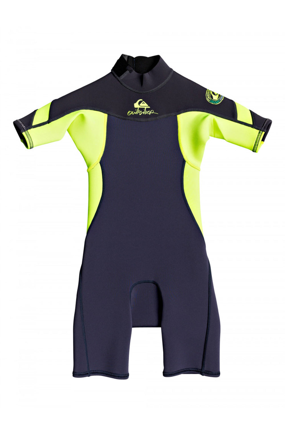 Quiksilver Boys 2-7 Syncro 2/2mm Short Sleeve Flatlock Springsuit Wetsuit