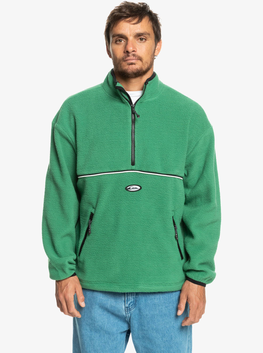 Quiksilver Mens Saturn Half Zip Fleece