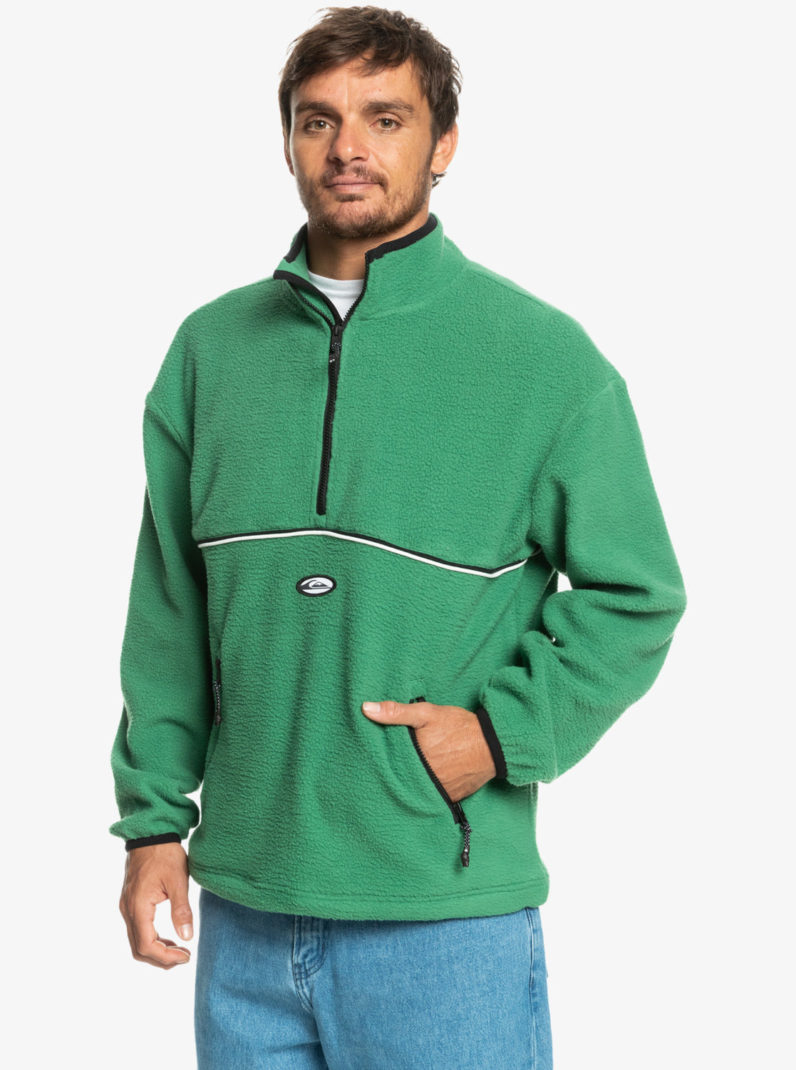 Quiksilver Mens Saturn Half Zip Fleece
