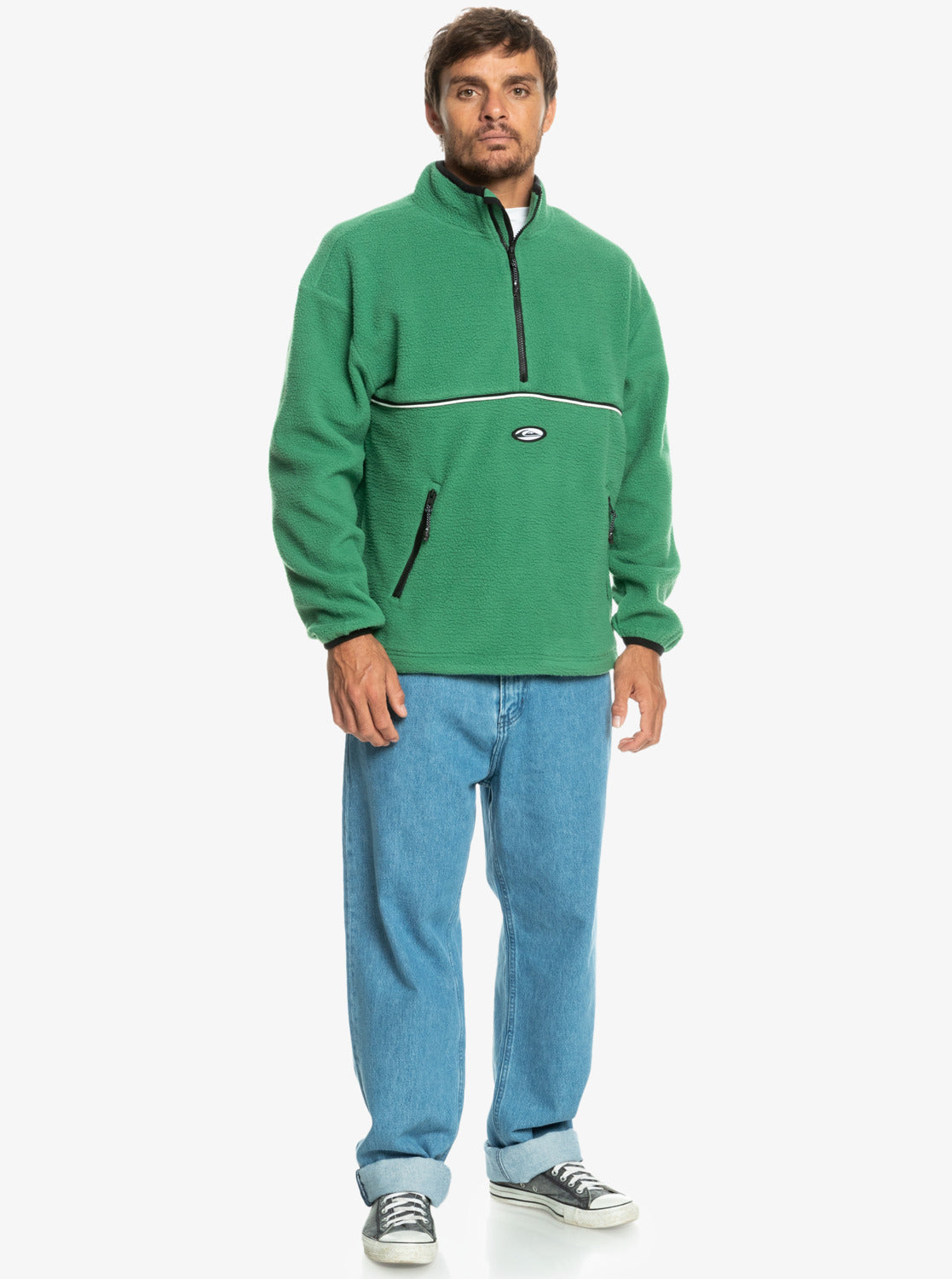 Quiksilver Mens Saturn Half Zip Fleece