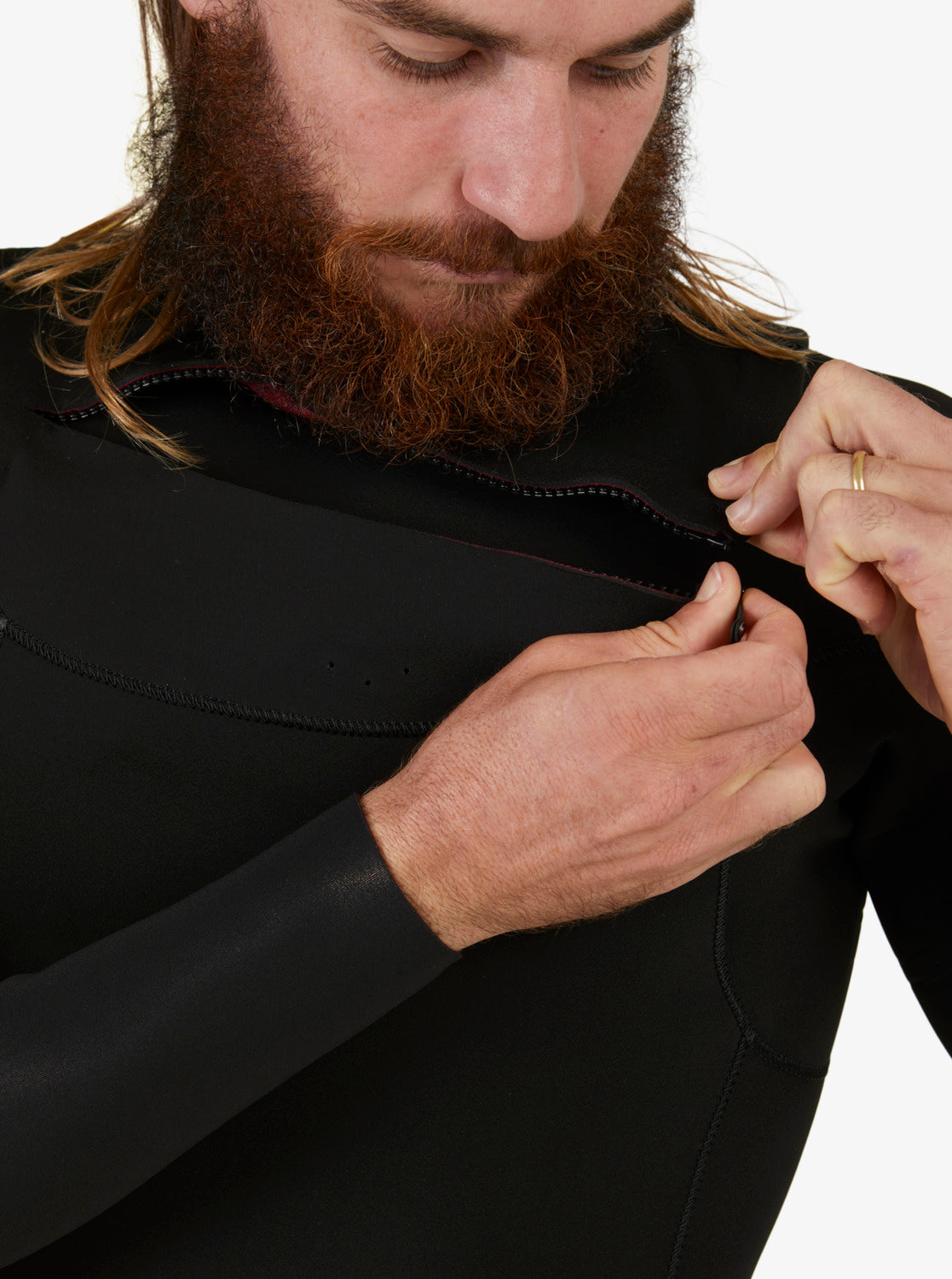 Quiksilver Mens 2/2mm Everyday Sessions Long Sleeve Chest Zip Springsuit