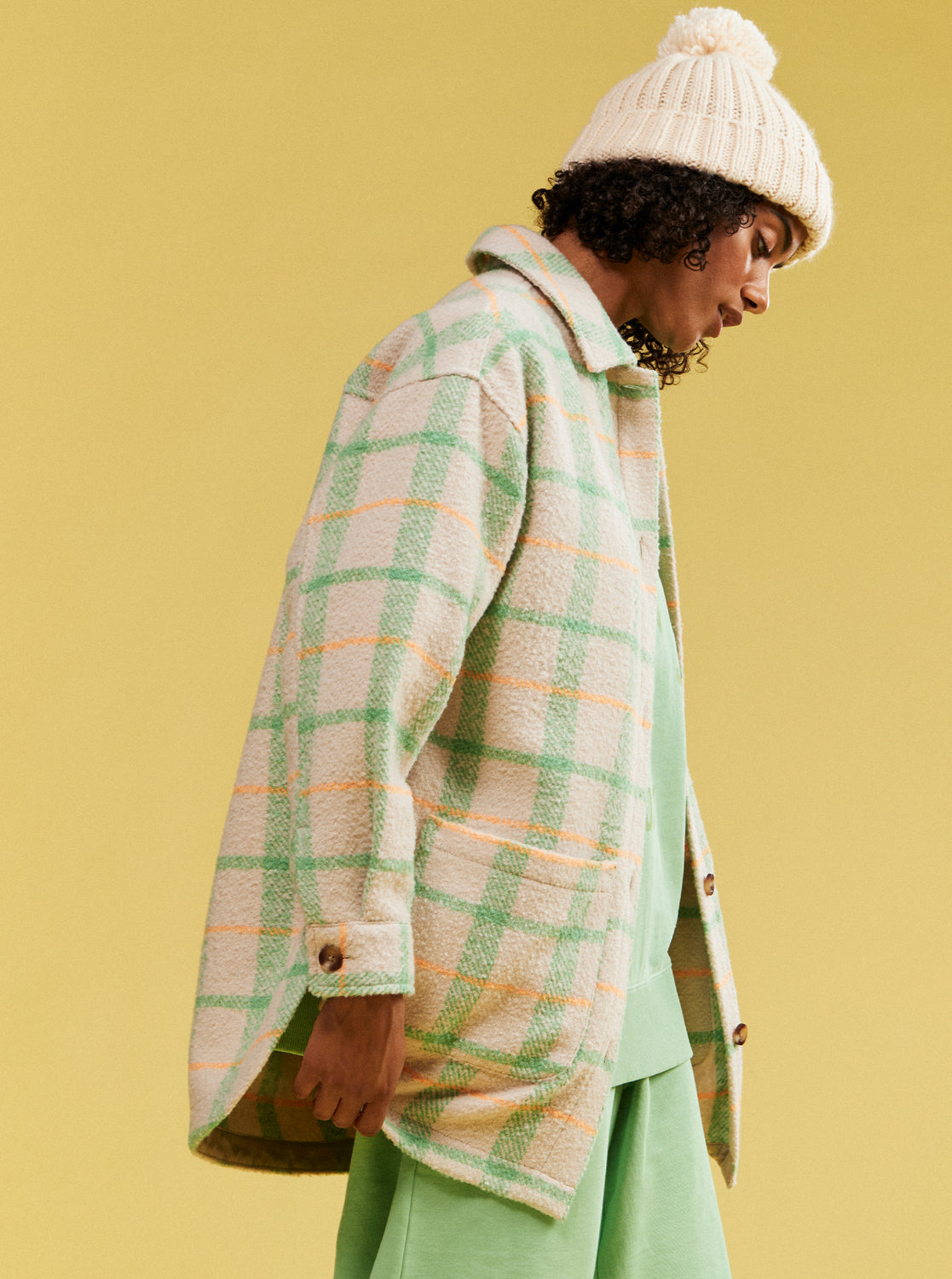 Roxy Womens Check It Out Oversized Overshirt