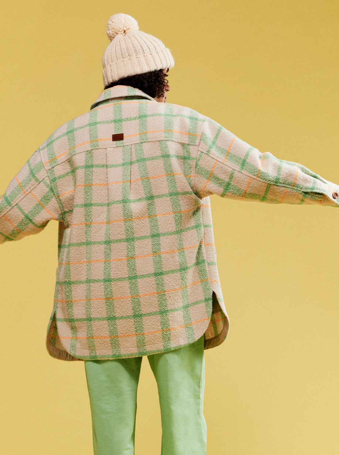 Roxy Womens Check It Out Oversized Overshirt