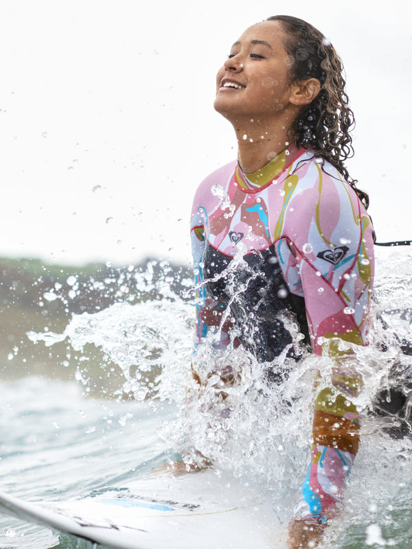 ROXY Womens 2/2mm Syncro Back Zip Long Sleeve Springsuit Wetsuit