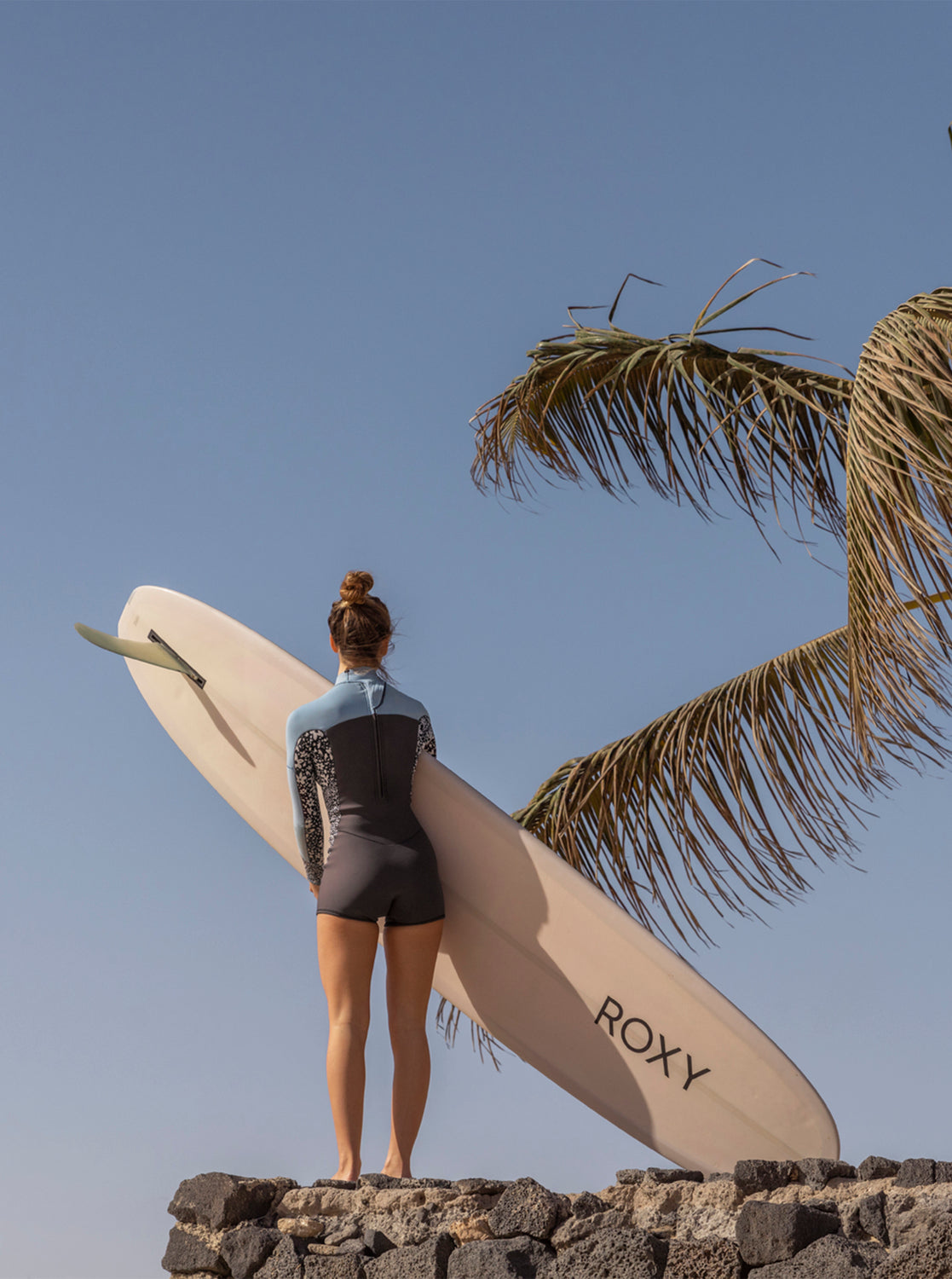 ROXY Womens 2mm Swell Series Long Sleeve Back Zip Springsuit