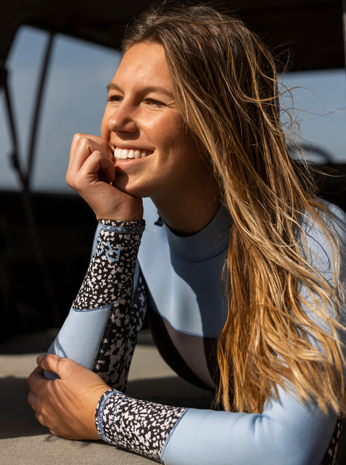 ROXY Womens 2mm Swell Series Long Sleeve Back Zip Springsuit