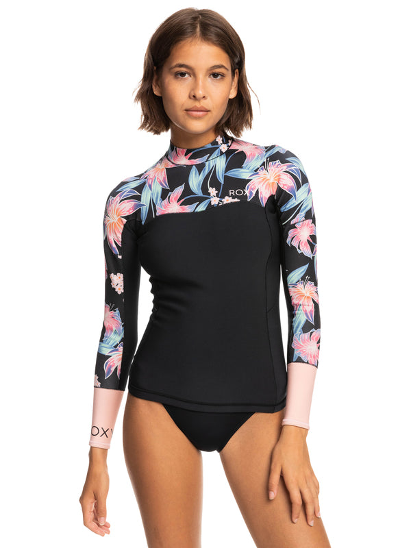 ROXY Womens 1mm Swell Series Neoprene Wetsuit Jacket