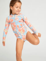 ROXY Girls (2-7 Years) Magic Spirit Long Sleeve Rash Vest