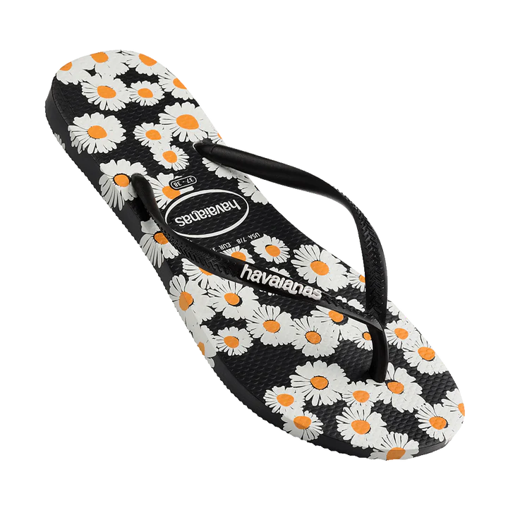 Havaianas Slim Daisy Caitii Thongs
