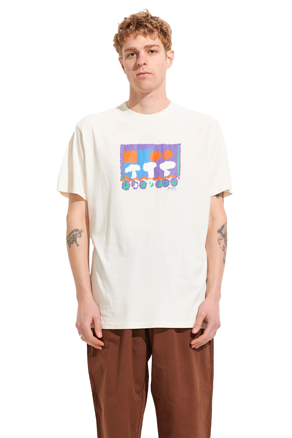 MISFIT Mens Highest Gander 50/50 Reg S/S T-Shirt