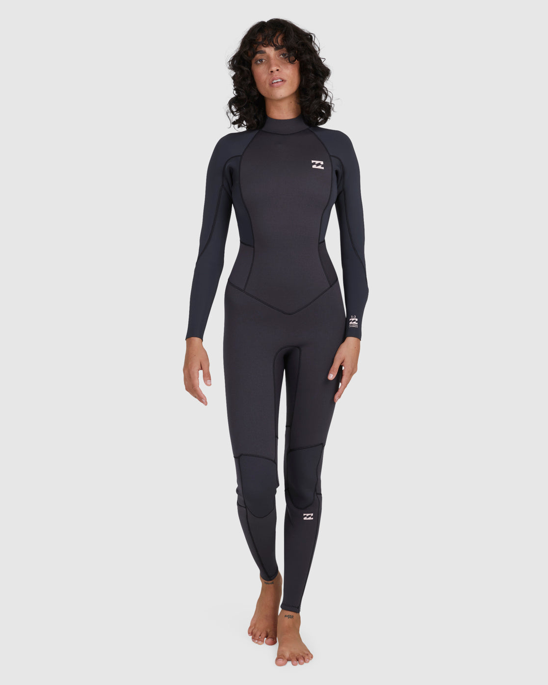 Billabong Women's 3/2mm Launch Back Zip Steamer Wetsuit