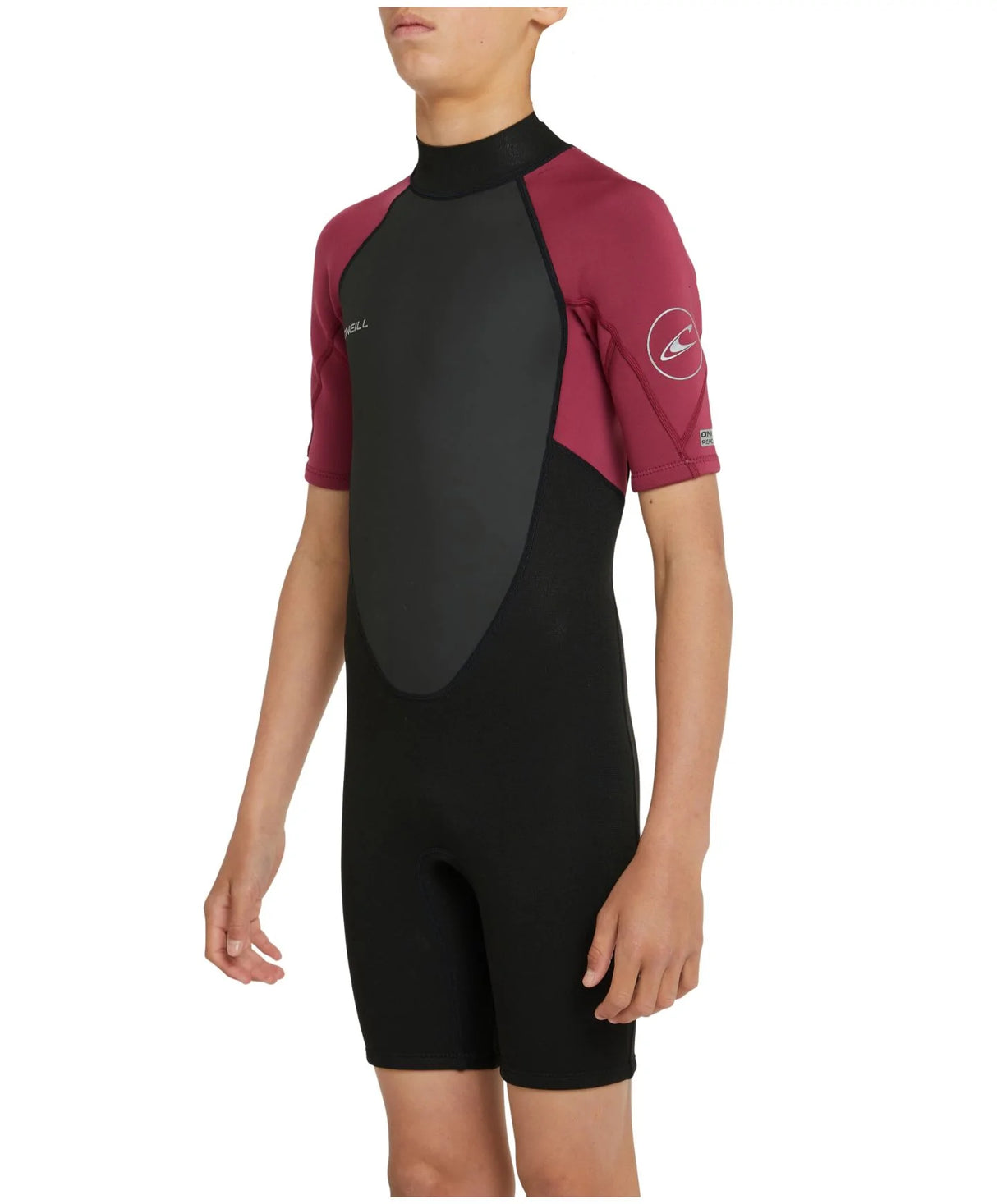 O'Neill Boys Reactor 2 Back Zip 2mm Short Sleeve Springsuit