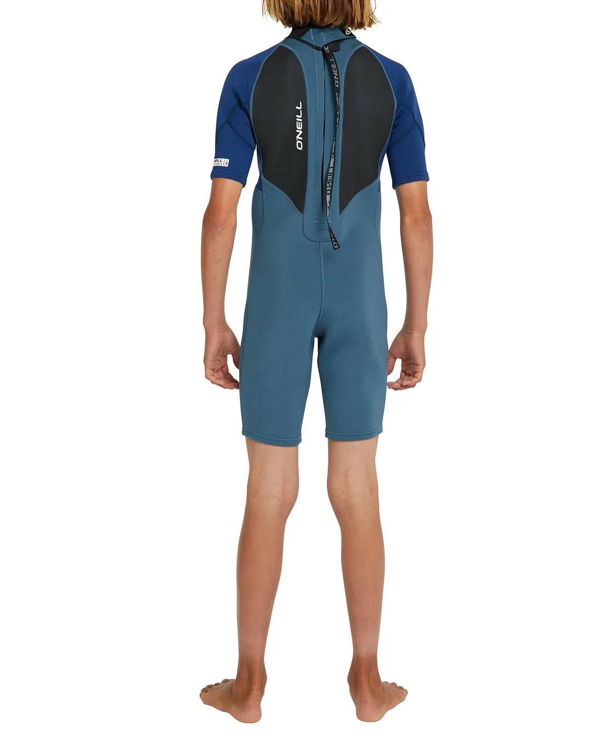 O'Neill Boys Reactor 2 Back Zip 2mm Short Sleeve Springsuit