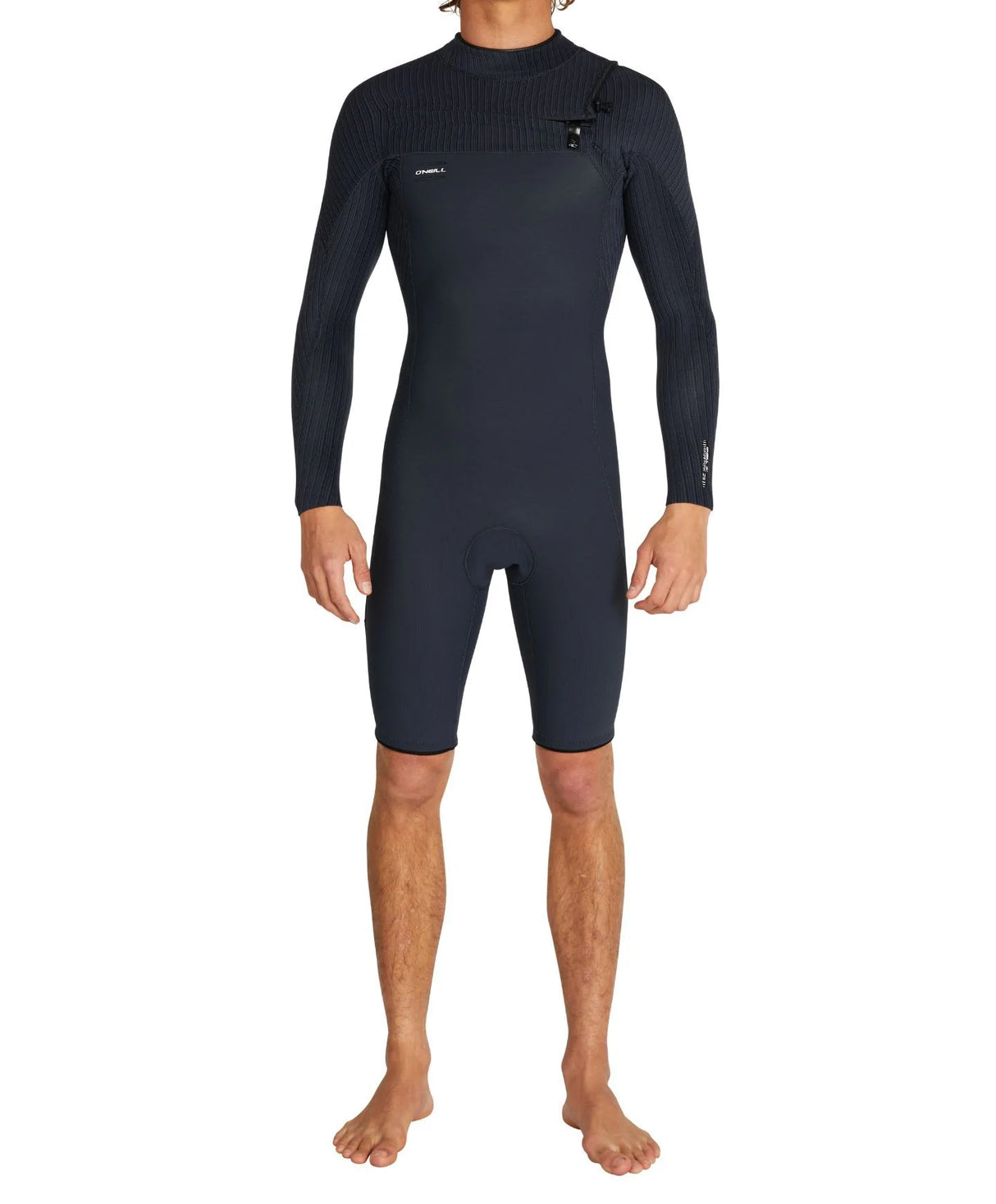 O'Neill Mens Hyperfreak 2mm Chest Zip LS Springsuit