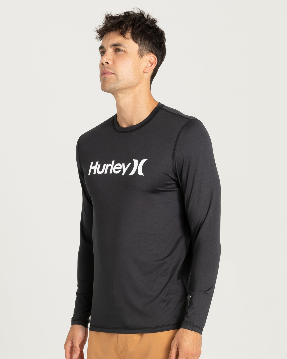 Hurley Mens One And Only Long Sleeve Rash Shirt