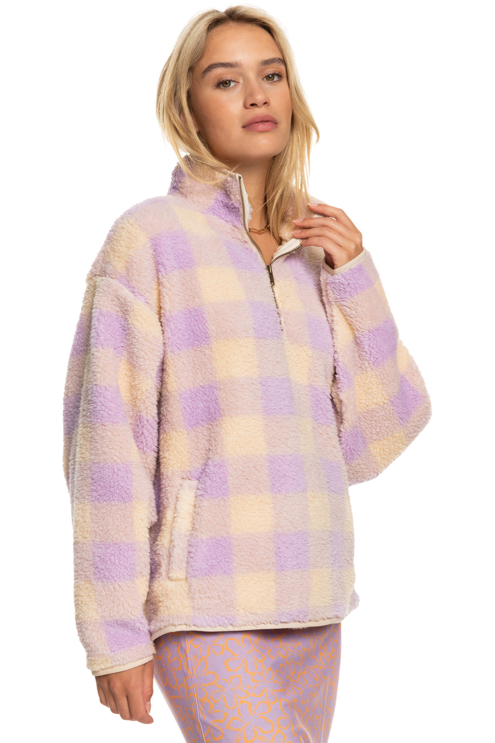 Roxy Womens Jive Tribe Half-Zip Fleece