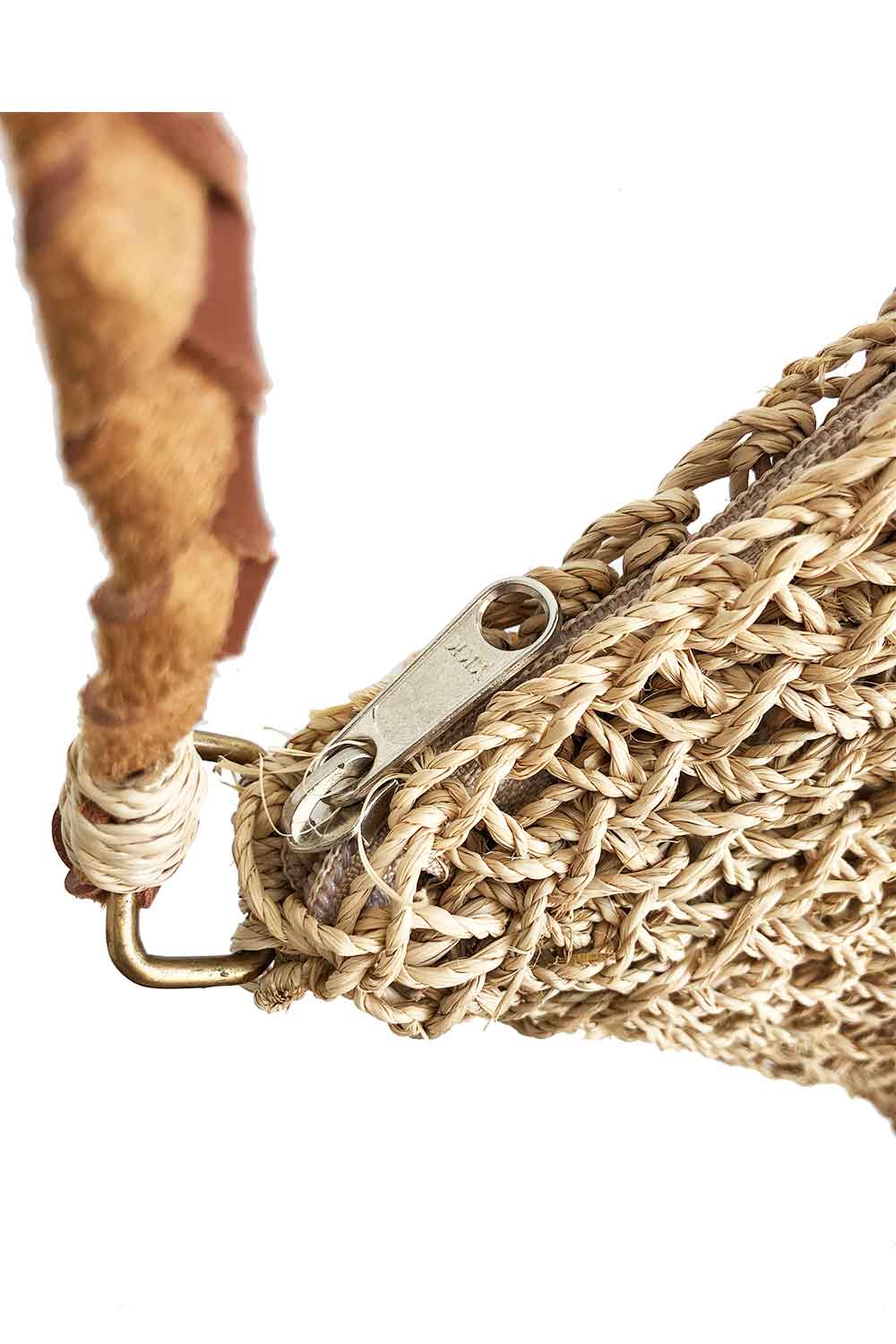 Sanbasic Woven Plaited Hand Bag