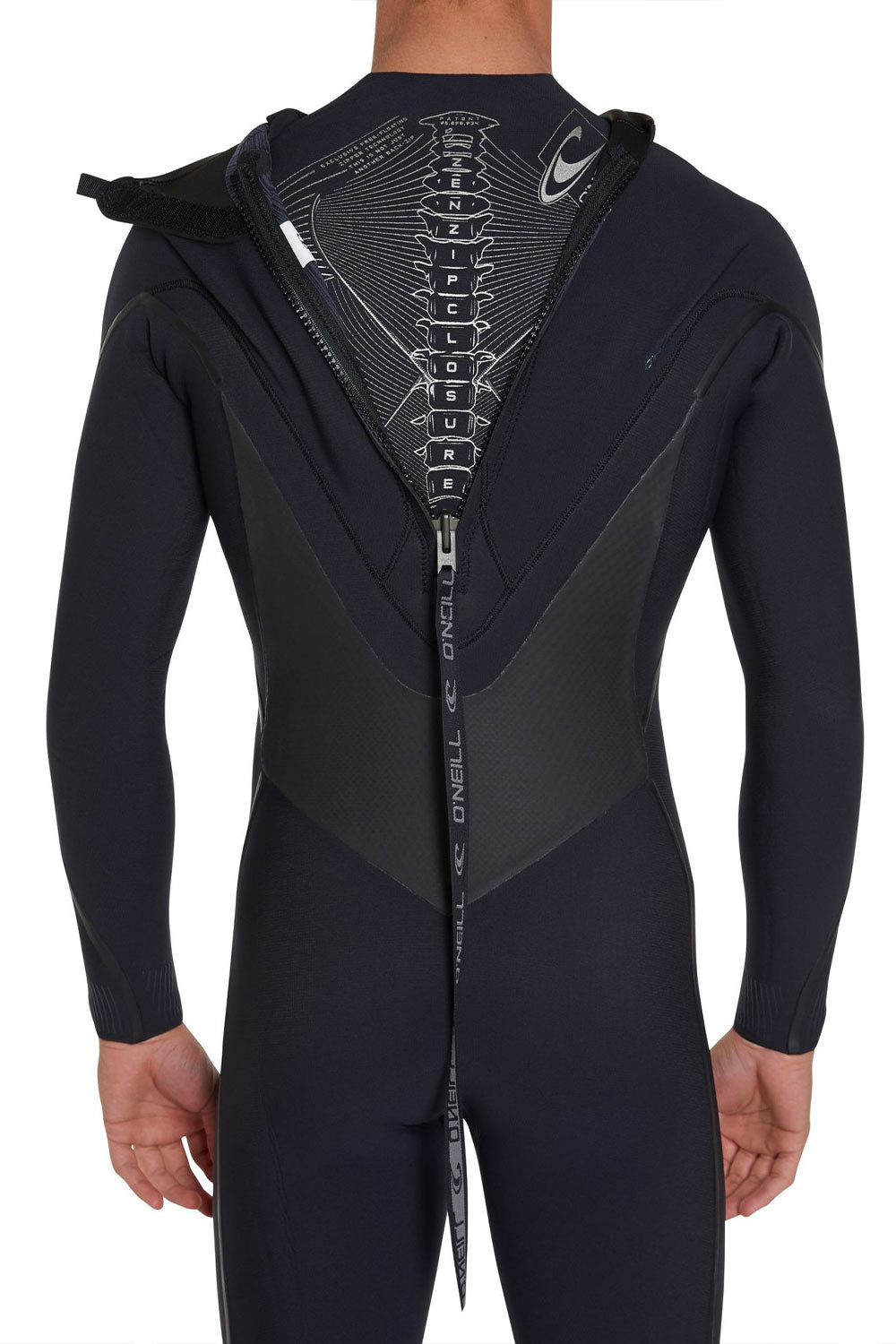 O'Neill Psychotech Zen Zip 3/2mm Steamer Wetsuit - Black
