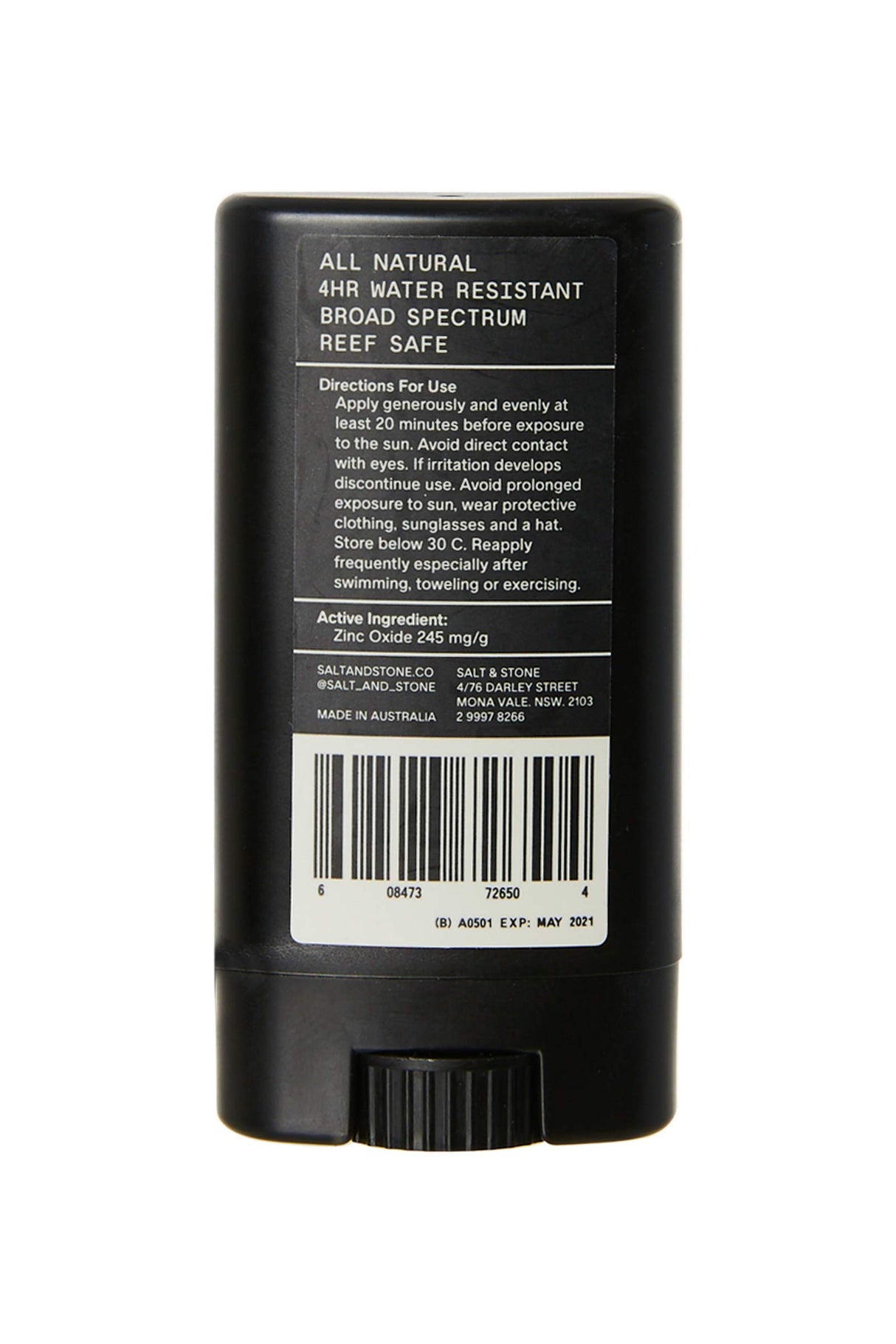 Salt & Stone SPF 50 Organic Face Stick