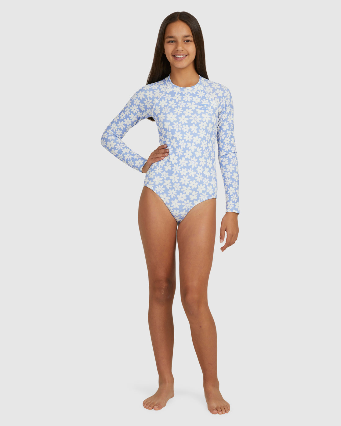 Billabong Girls (6-14) Feelin Sweet Bodysuit Rash Vest