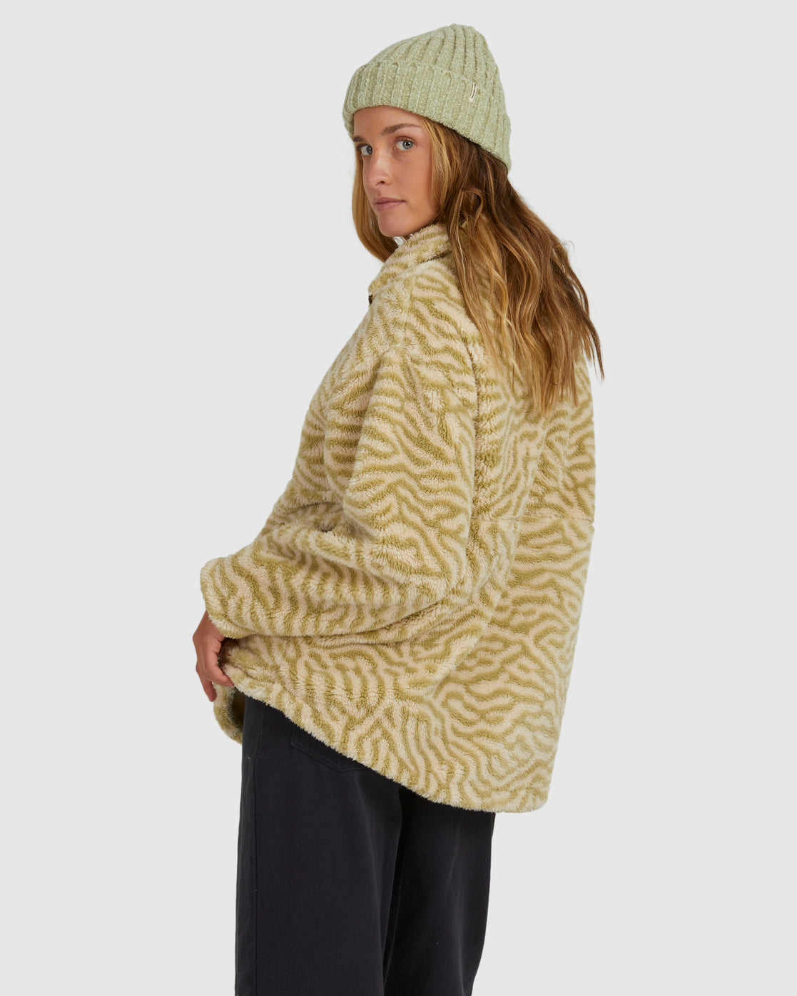 Billabong Womens Kitchy Choo Half Zip Crew | Sanbah Australia