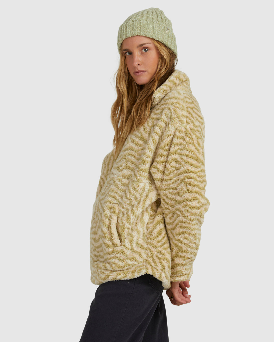 Billabong Womens Kitchy Choo Half Zip Crew | Sanbah Australia