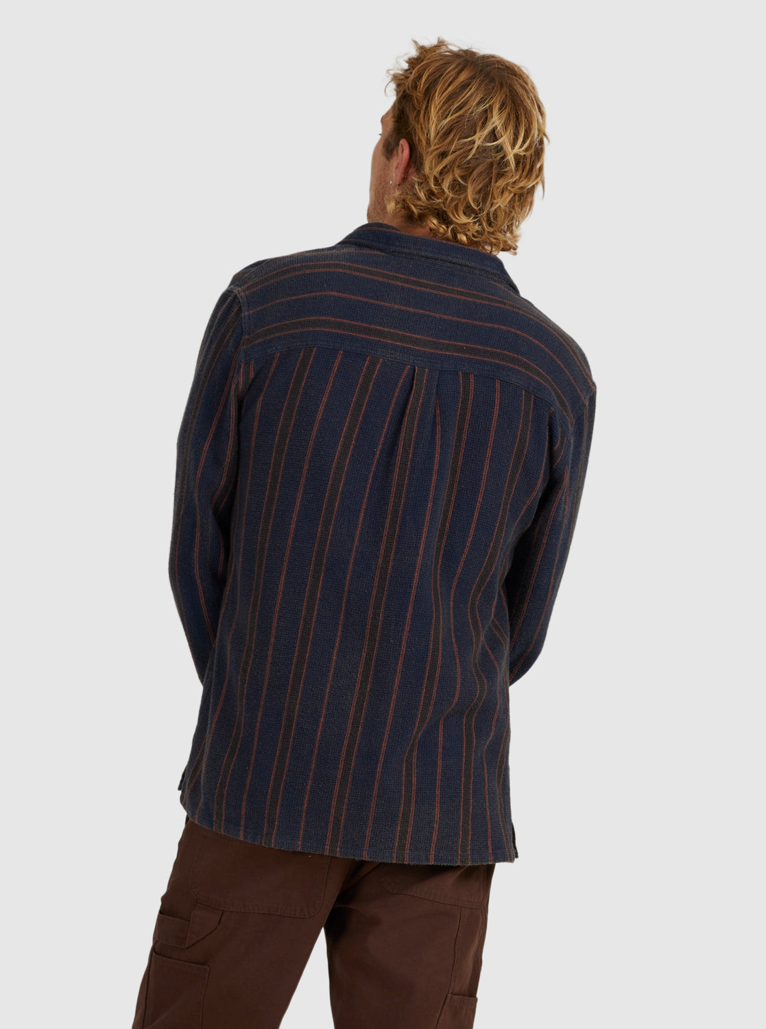 Quiksilver Mens Strut Lines Long Sleeve Shirt