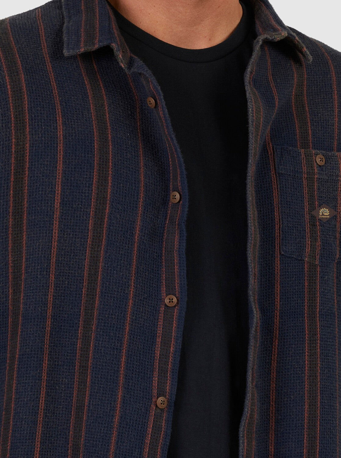 Quiksilver Mens Strut Lines Long Sleeve Shirt