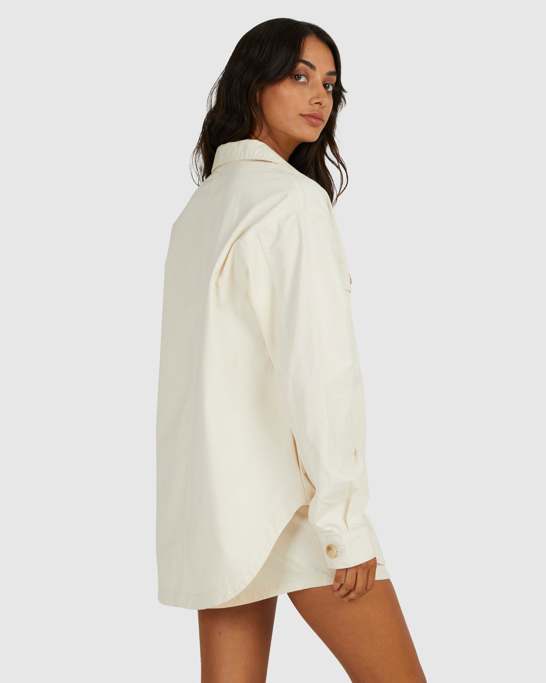 RVCA Womens Twill Shacket
