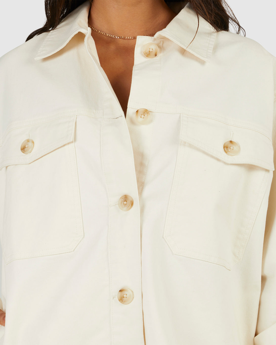 RVCA Womens Twill Shacket