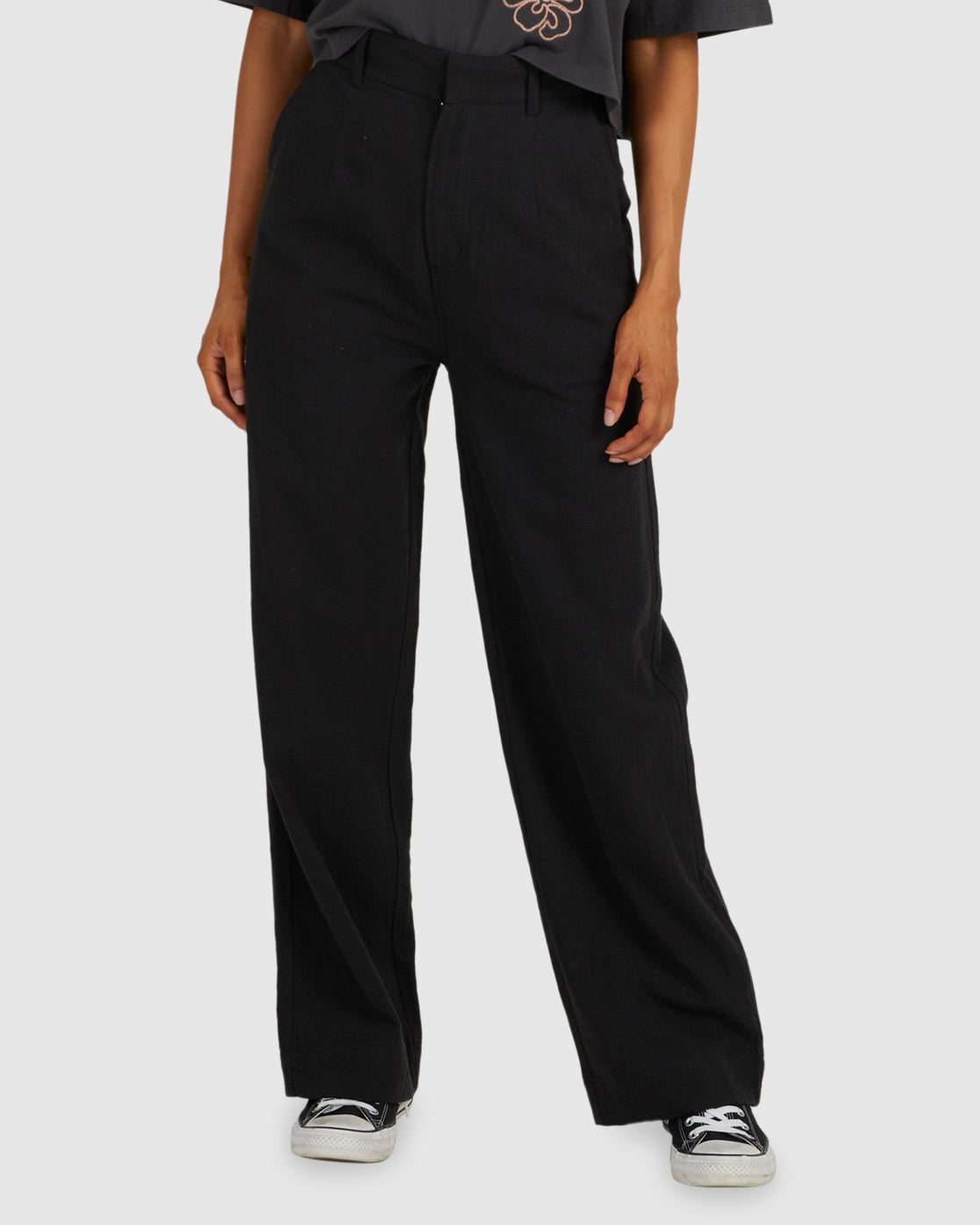RVCA Womens Textured West Coast Trouser