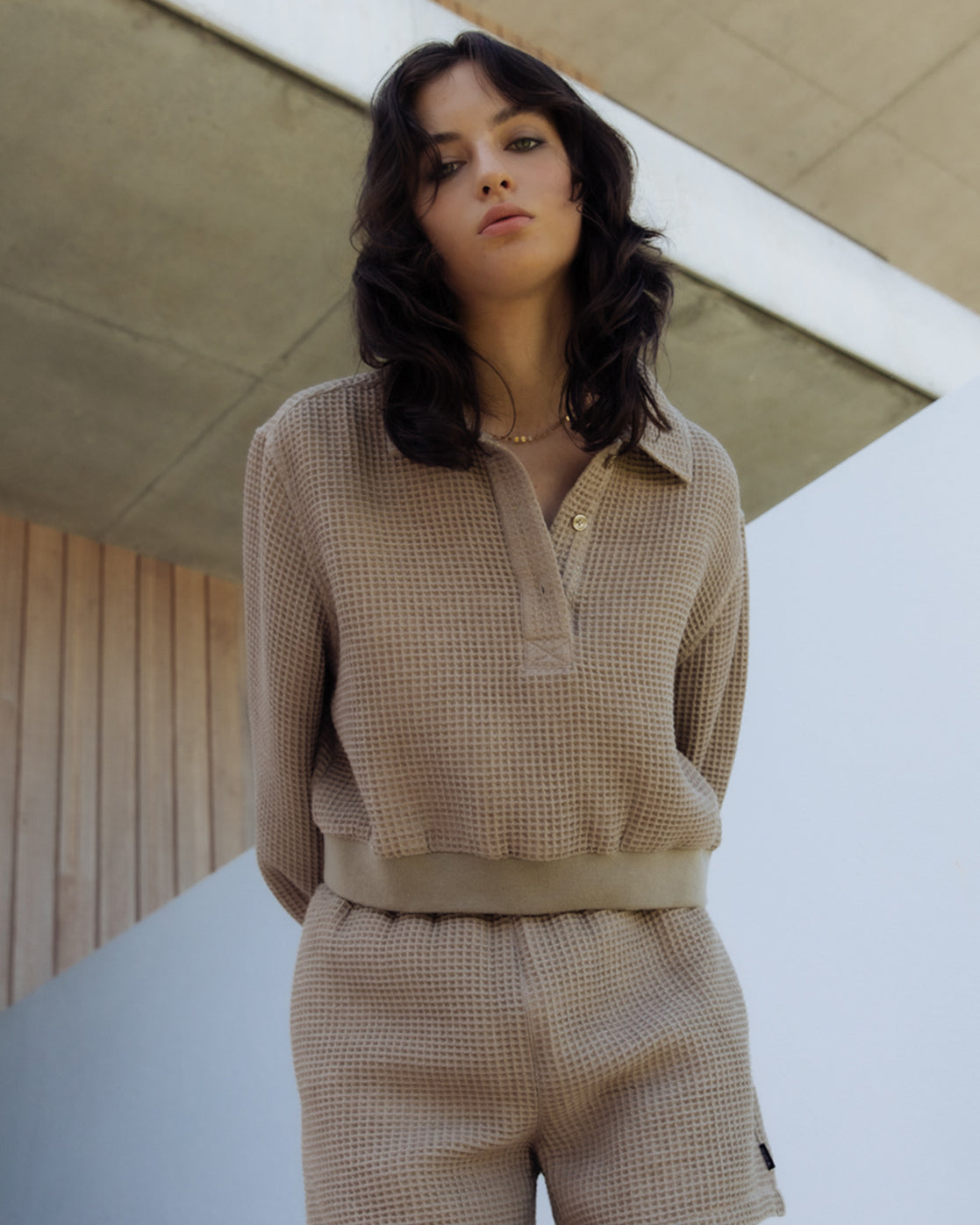 RVCA Womens Waffle Jersey