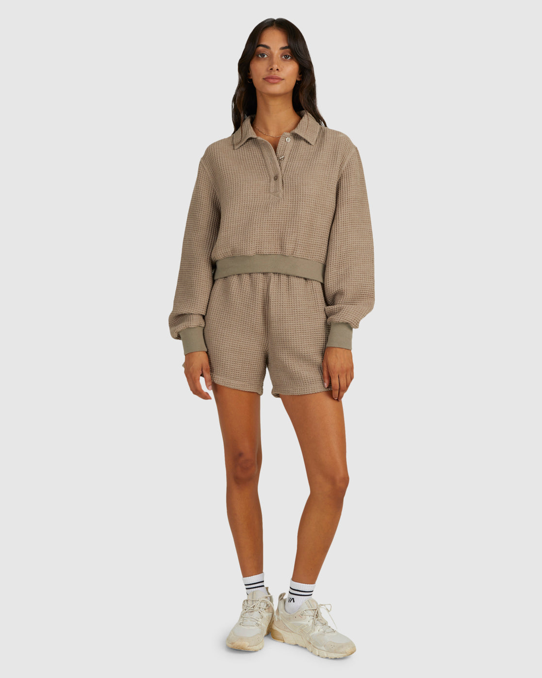 RVCA Womens Waffle Jersey