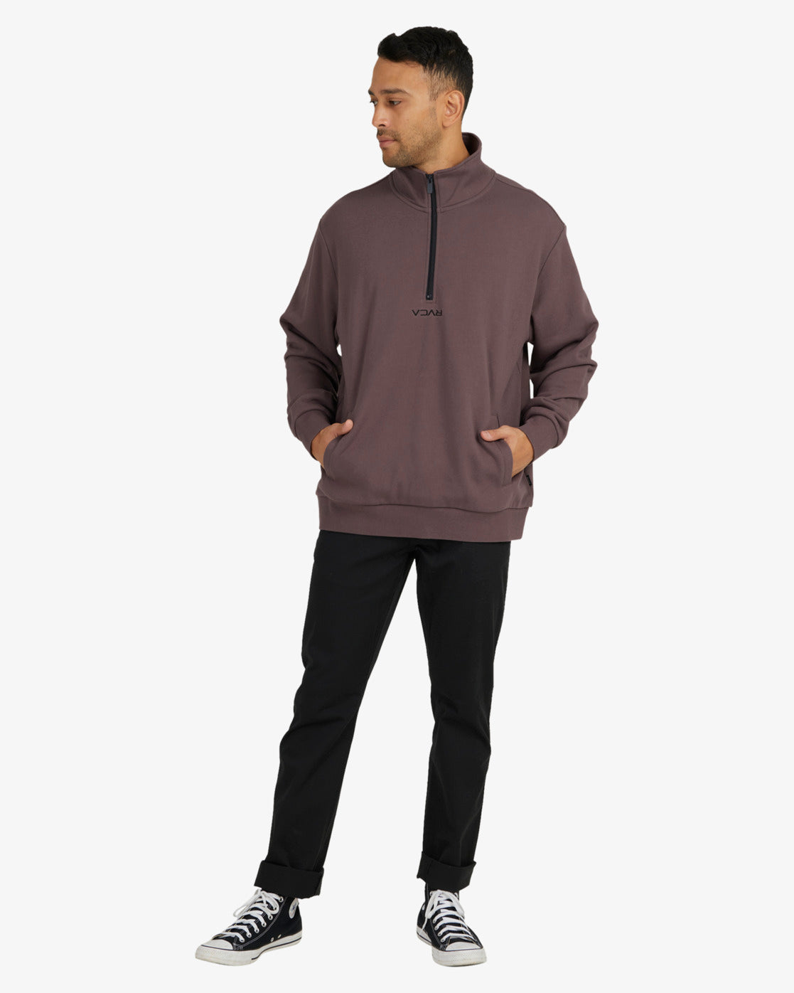 RVCA Mini Flipped Half Zip