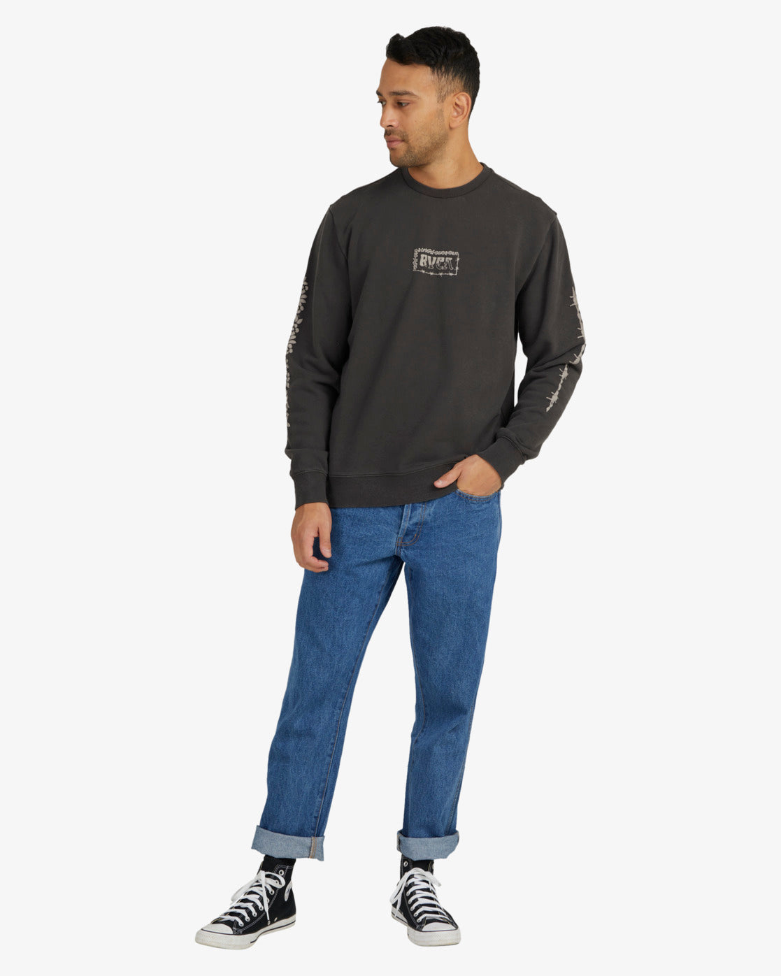 RVCA Men's Pretty Sharp Crew